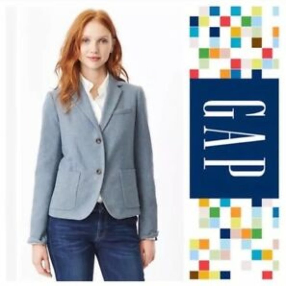 Gap Academy Blazer - Grey/Blue Wool